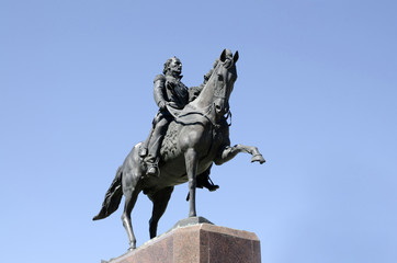 Fototapeta na wymiar Ataman Matwiej Płatow Pomnik - założyciel Novocherkassk