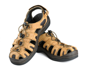 Sandals isolated on white background