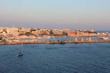 Obraz premium Port de Rhodes