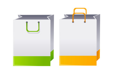 vector icon paper bags