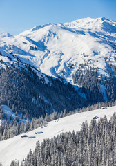 Fototapeta na wymiar Ośrodek narciarski w Austrii