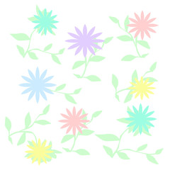 Fototapeta premium flowers gift bag