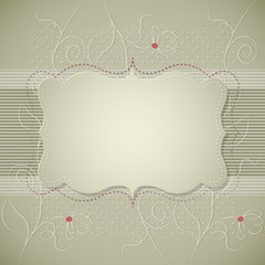 Sfondo vintage con etichetta - Vintage background with label