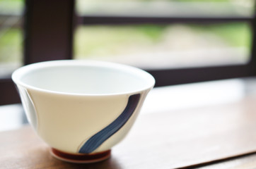 湯のみ茶碗　縁側