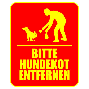 Netspares 138777644 - Cartel Con Mensaje En Alemán Bitte Sauber Halten