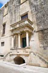 Fototapeta premium Ducal palace of Castromediano-Limburg. Cavallino. Puglia. Italy.