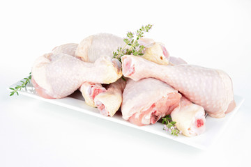 raw chicken/ drumsticks