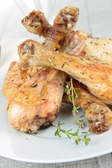 grilled chicken and vegetable