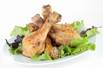 grilled chicken and vegetable