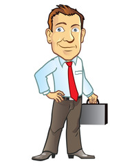 Obraz premium Sales Man