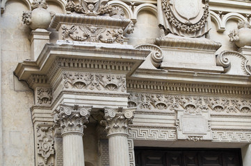 Obraz premium Basilica of Santa Croce. Lecce. Puglia. Italy.