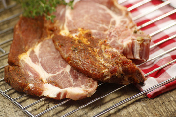 côtes de porc