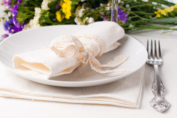 Festive table setting