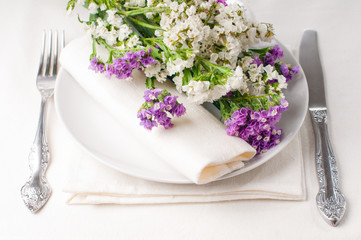 Festive table setting