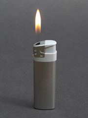 Lit Silver Lighter