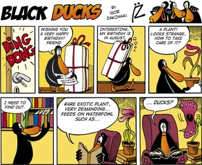 Door stickers Comics Black Ducks Comics episode 74