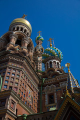 Fototapeta na wymiar Sankt Petersburg - Erlöserkirche - Detailaufnahme