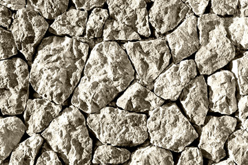 Steinmauer - abstract, mallorca-styl