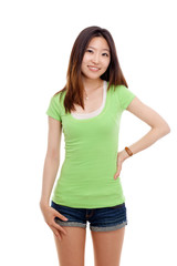 Fototapeta premium Young Asian lady.