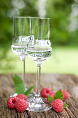 Himbeerschnaps