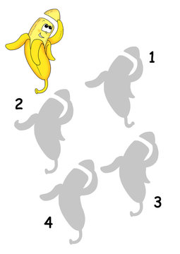 il gioco delle ombre, la banana