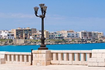 Panoramic view of Otranto. Puglia. Italy.
