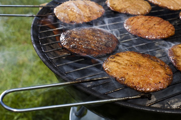 Steak, Grilling at summer weekend
