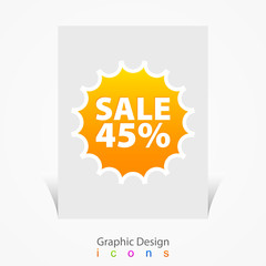 sale price tag label.