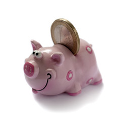 cochon rose tirelire économies monnaie euro