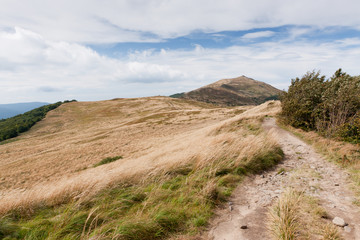Bieszczady mountains in south east Poland