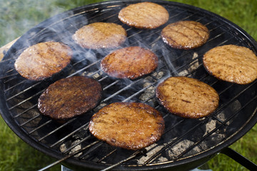 Steak, Grilling at summer weekend