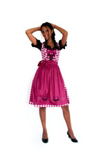 Wunderhübsche Frau im Dirndl / Bayerische Trachten