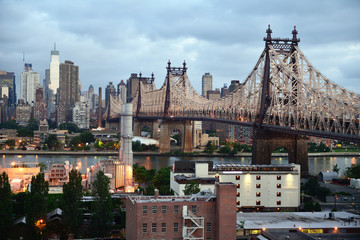 Naklejka premium Queensboro Bridge, New York