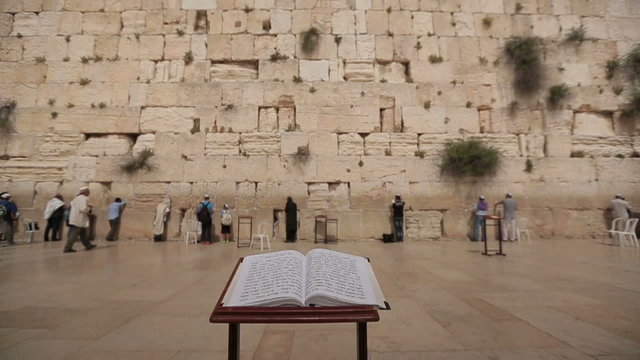 Bible book Wailing Wall Jerusalem