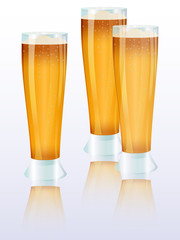 Beer glasses