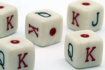 white dice