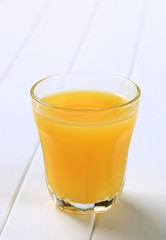 Glass of orange juice