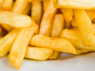 Golden French fries