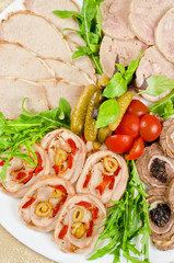 meat tenderloin with prune