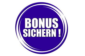 Bonus sichern blau