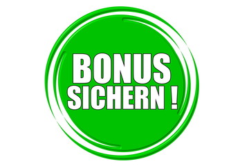 Bonus sichern grün
