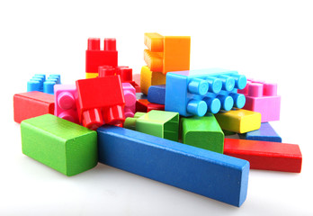 Obraz premium Block building