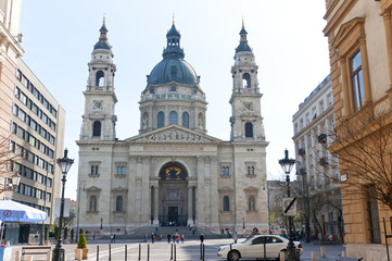 Fototapeta na wymiar St Stephan Cathedral in Budapest Hungary