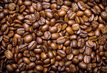 Coffee beans background