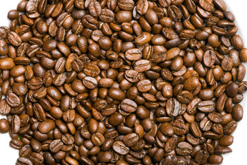 Coffee beans background