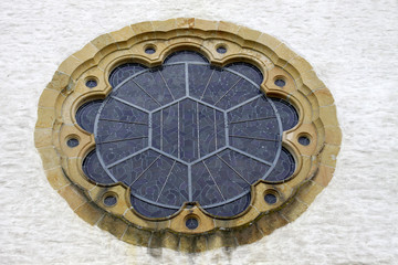 Detail der Kirche in Helpup