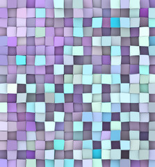 abstract 3d render backdrop in different shades of purple blue