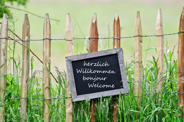 herzlich willkommen bonjour welcome © Marco2811