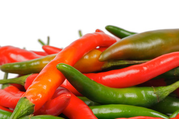 Arrangement of Chili peppers