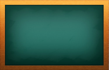 old blank blackboard